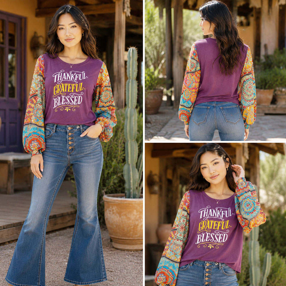 Thankful Grateful Blessed One Size Fits