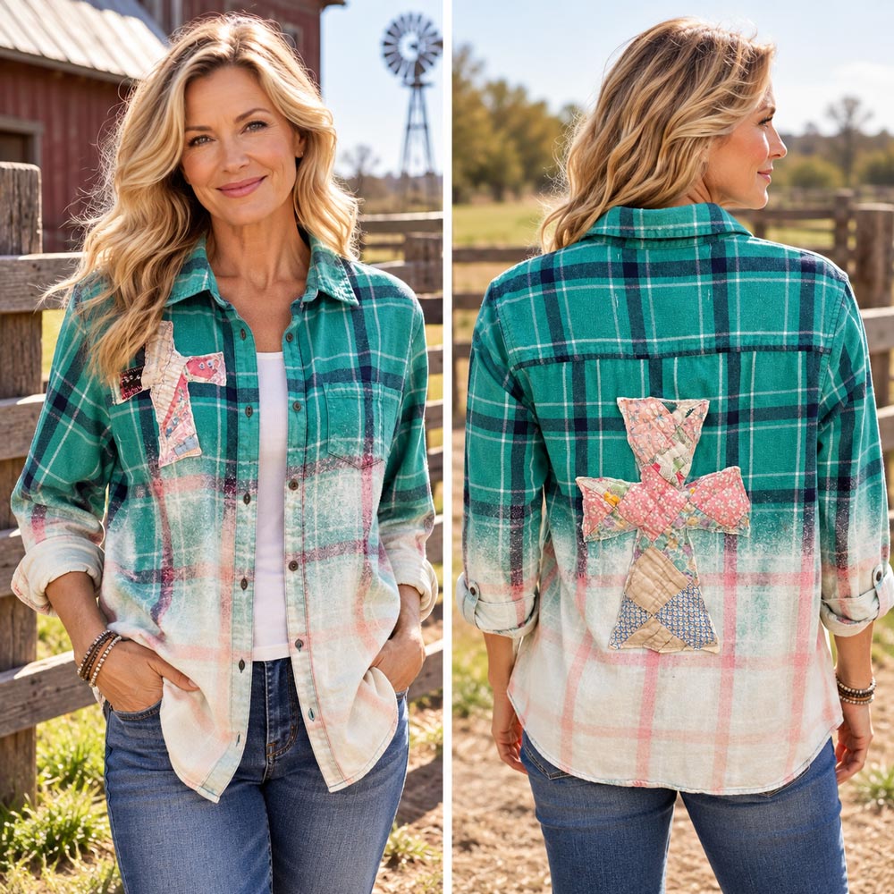 Cross on Flannel