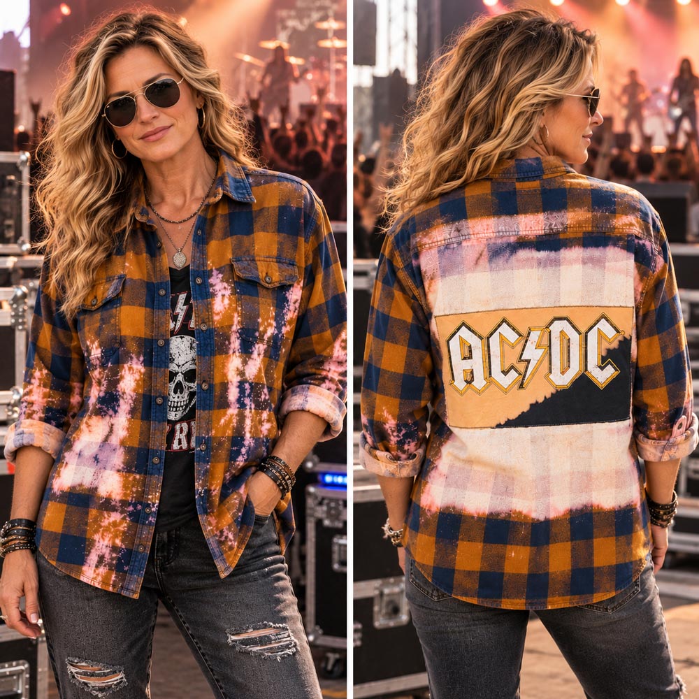 Ac/Dc Flannel Large